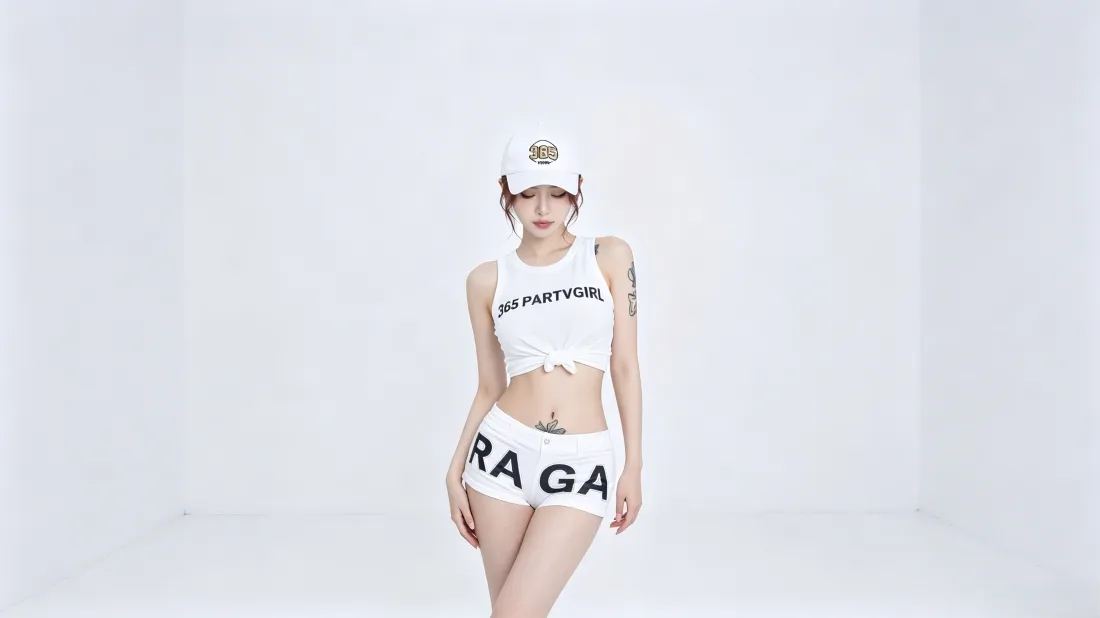 3k运动风美女壁纸|白色背景图片 - 棒球帽露脐穿搭「哲风壁纸」 3k运动风美女壁纸|白色背景图片 - 棒球帽露脐穿搭「哲风壁纸」