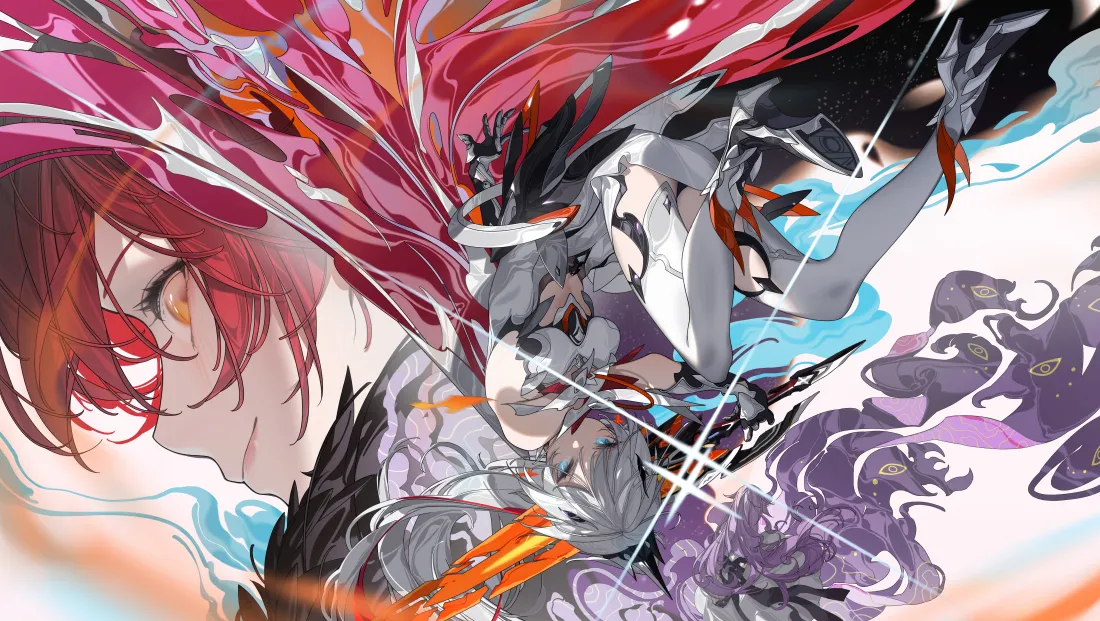 7k红发剑士壁纸｜祥云剑气背景图片 - 古风二次元「哲风壁纸」