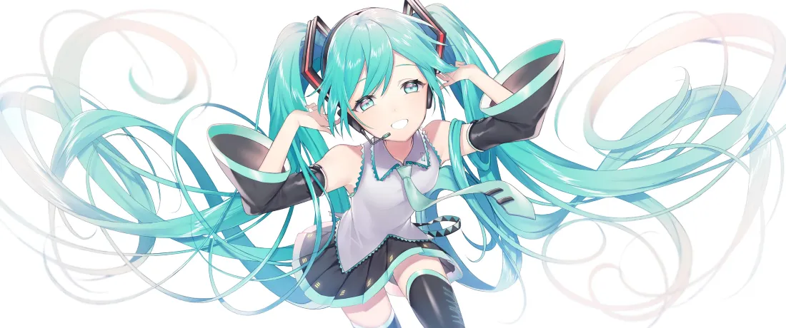 3k初音未来壁纸|白色背景图片 - 飘逸双马尾虚拟歌姬「哲风壁纸」 3k初音未来壁纸|白色背景图片 - 飘逸双马尾虚拟歌姬「哲风壁纸」