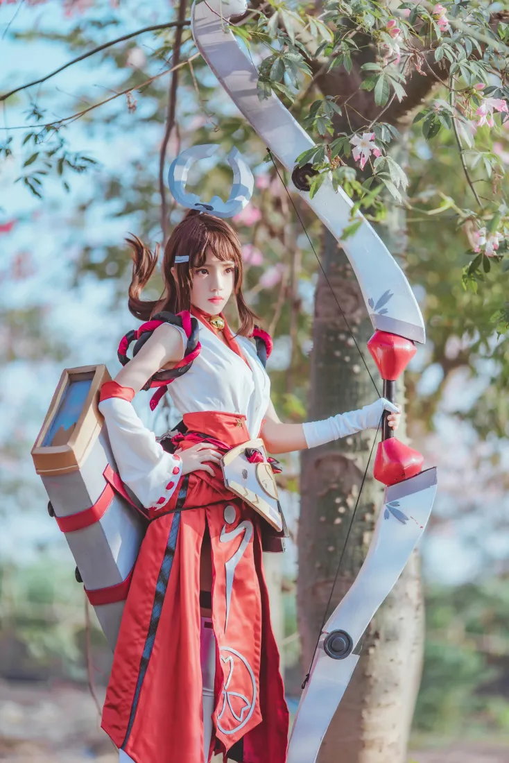 伽罗花见巫女手机壁纸|户外树林背景图片 - 桜桃喵cosplay「哲风壁纸」 伽罗花见巫女手机壁纸|户外树林背景图片 - 桜桃喵cosplay「哲风壁纸」
