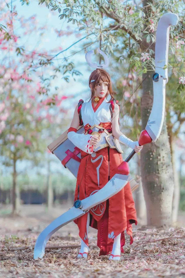 伽罗花见巫女手机壁纸|户外樱花背景图片 - 桜桃喵cosplay「哲风壁纸」 伽罗花见巫女手机壁纸|户外樱花背景图片 - 桜桃喵cosplay「哲风壁纸」