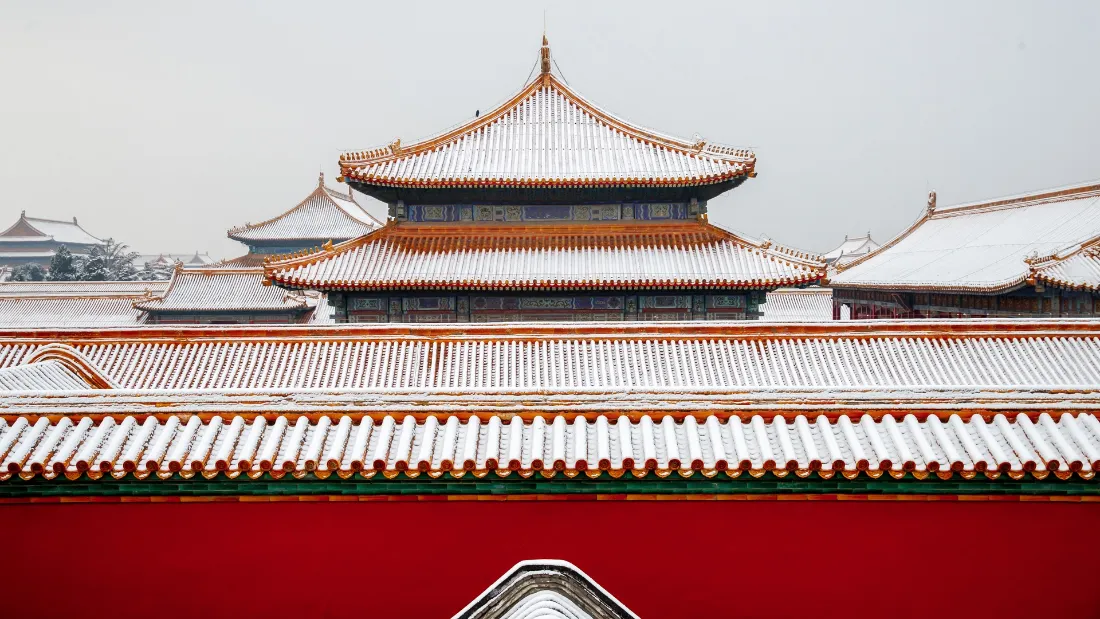 2k故宫壁纸|红墙雪景背景 - 古建飞檐落雪景致「哲风壁纸」 2k故宫壁纸|红墙雪景背景 - 古建飞檐落雪景致「哲风壁纸」