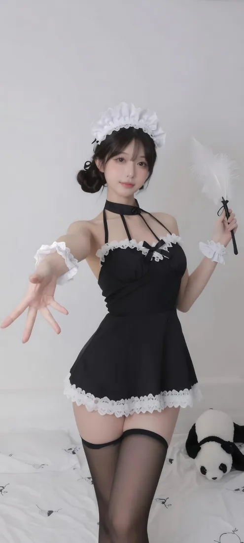 女仆装美女手机壁纸|黑丝穿搭背景图片 - 纯欲风「哲风壁纸」 女仆装美女手机壁纸|黑丝穿搭背景图片 - 纯欲风「哲风壁纸」