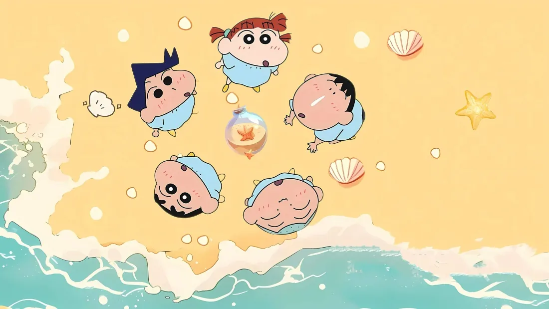 4k电脑壁纸 - 海边 - 海浪 - 卡通「哲风壁纸」