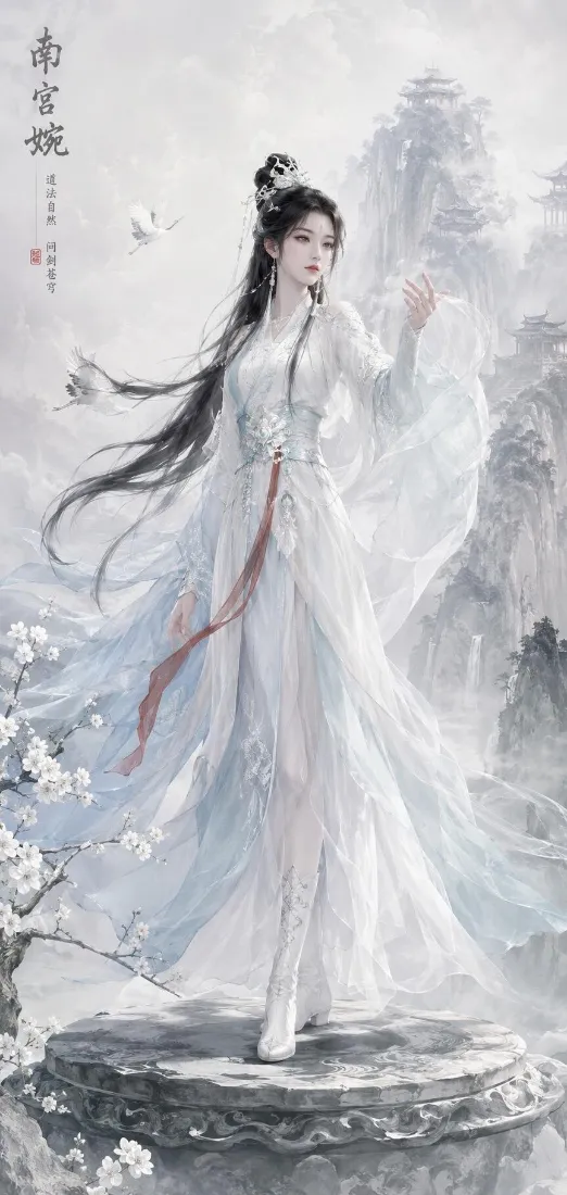 南宫婉手机壁纸|水墨古风背景图片 - 白衣仙姿山水意境「哲风壁纸」 南宫婉手机壁纸|水墨古风背景图片 - 白衣仙姿山水意境「哲风壁纸」