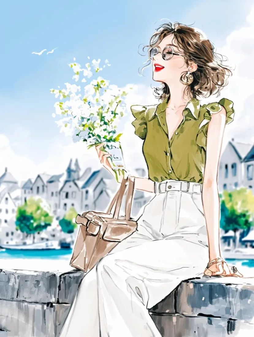 时尚都市女性手机壁纸|滨海小镇背景图片 - 休闲度假风「哲风壁纸」 时尚都市女性手机壁纸|滨海小镇背景图片 - 休闲度假风「哲风壁纸」