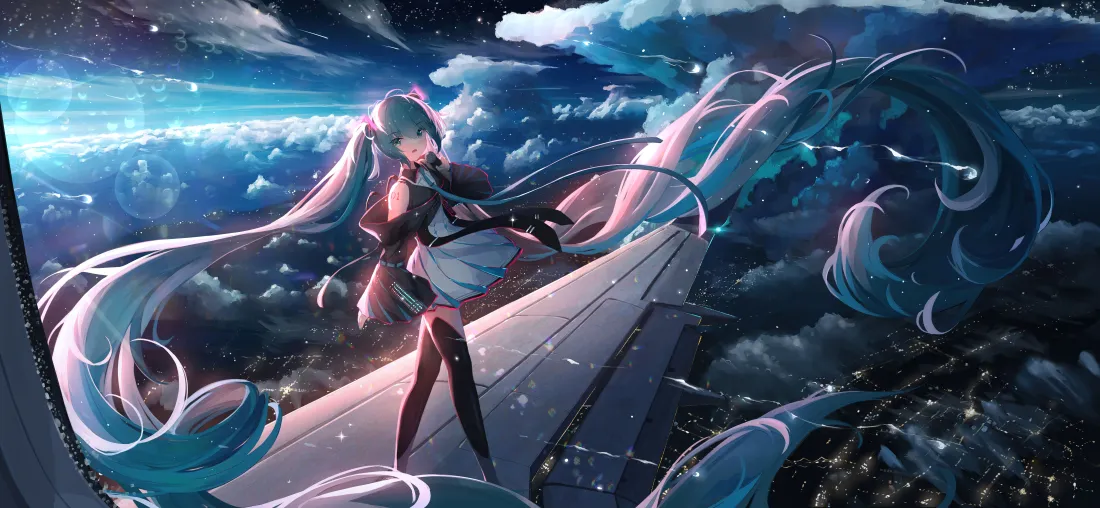 9k初音未来壁纸|高空云海背景图片 - 星空长发少女「哲风壁纸」 9k初音未来壁纸|高空云海背景图片 - 星空长发少女「哲风壁纸」