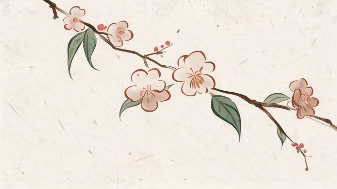 3k桃花壁纸|淡粉花枝背景图片 - 写意国风花卉「哲风壁纸」 3k桃花壁纸|淡粉花枝背景图片 - 写意国风花卉「哲风壁纸」