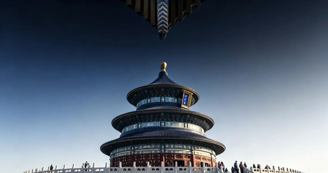 3k天坛祈年殿壁纸｜古典建筑背景图片 - 蓝瓦金顶古建「哲风壁纸」