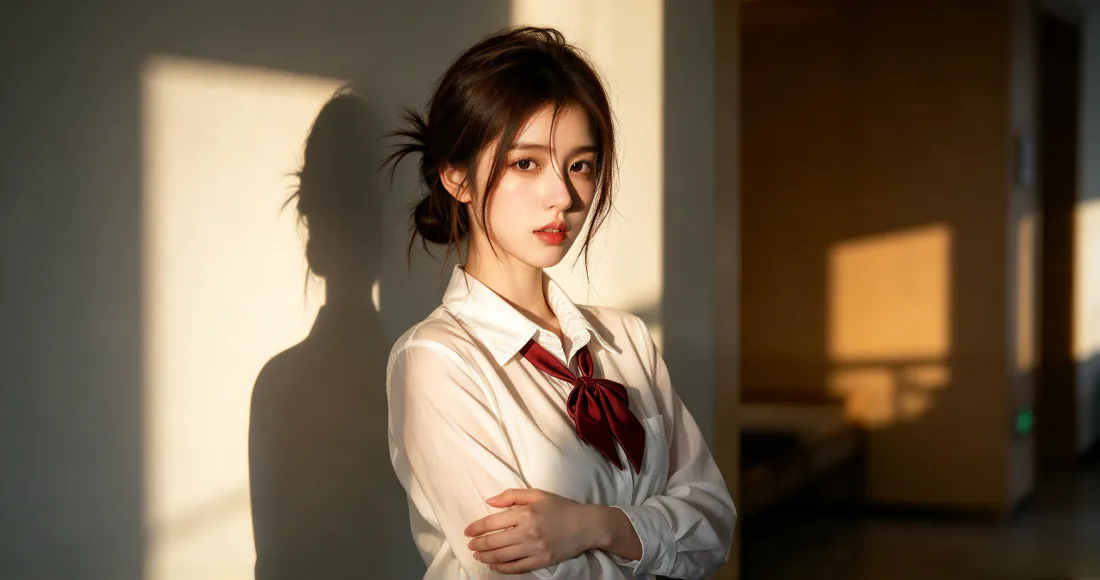 3kJK制服少女壁纸|暖光走廊背景图片 - 清冷氛围感写真「哲风壁纸」 3kJK制服少女壁纸|暖光走廊背景图片 - 清冷氛围感写真「哲风壁纸」