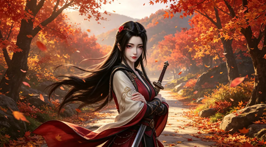 3k元瑶壁纸|枫林女修背景图片 - 凡人修仙传「哲风壁纸」 3k元瑶壁纸|枫林女修背景图片 - 凡人修仙传「哲风壁纸」