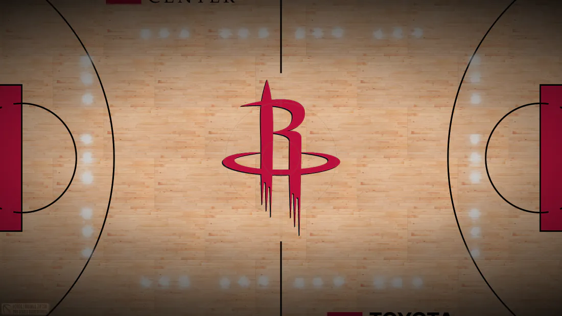 4k休斯顿火箭队|篮球主场地板背景图片 - 红色队标NBA球场「哲风壁纸」 4k休斯顿火箭队|篮球主场地板背景图片 - 红色队标NBA球场「哲风壁纸」