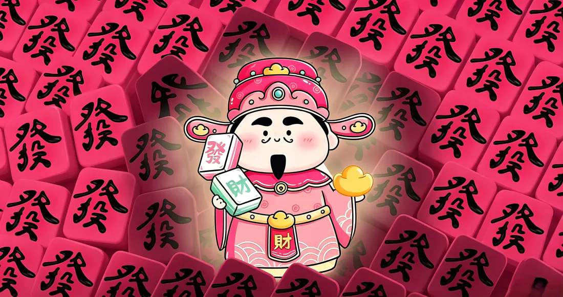 3k送财小新壁纸|财神麻将背景图片 - 粉色发财喜庆插画「哲风壁纸」 3k送财小新壁纸|财神麻将背景图片 - 粉色发财喜庆插画「哲风壁纸」