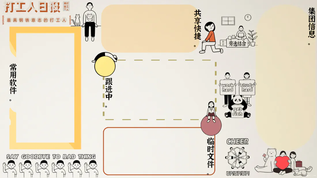 6k打工人日常分区壁纸|手绘电脑背景图片 - 办公桌面整理「哲风壁纸」 6k打工人日常分区壁纸|手绘电脑背景图片 - 办公桌面整理「哲风壁纸」