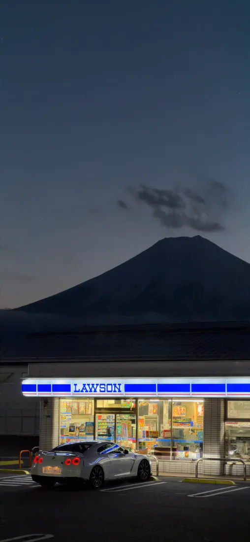 手机壁纸|富士山罗森便利店夜景背景图片 - 日系跑车氛围「哲风壁纸」 手机壁纸|富士山罗森便利店夜景背景图片 - 日系跑车氛围「哲风壁纸」