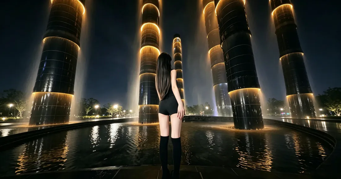 3k壁纸|成都SKP生机之塔夜景 黑长直美女背影 - 夜景水景「哲风壁纸」 3k壁纸|成都SKP生机之塔夜景 黑长直美女背影 - 夜景水景「哲风壁纸」