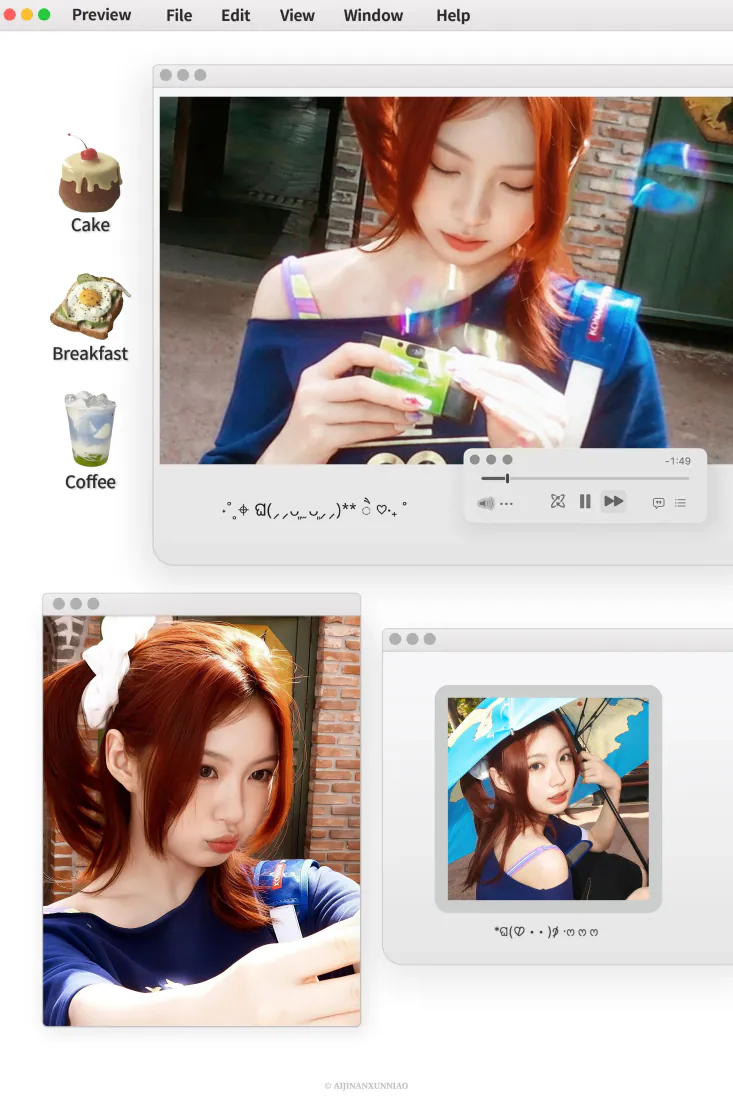 手机壁纸|朴祉禹红发蓝裙少女写真 - 背景图片「哲风壁纸」 手机壁纸|朴祉禹红发蓝裙少女写真 - 背景图片「哲风壁纸」