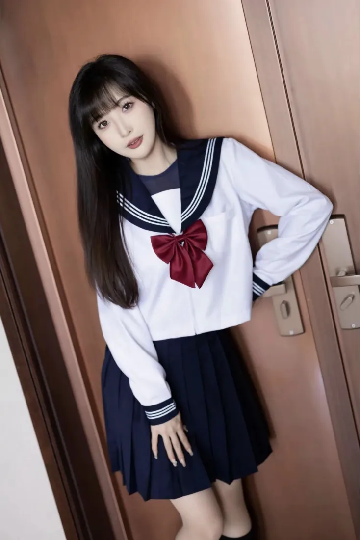 JK制服少女手机壁纸｜背景图片 - 水手服日系写真「哲风壁纸」