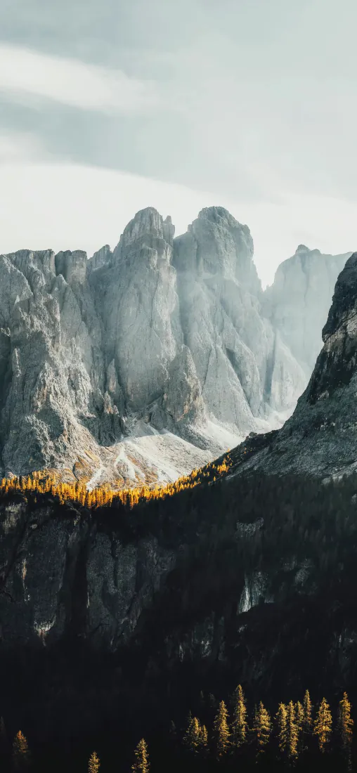 山脉｜背景图片 - 山谷自然风光手机手机壁纸「哲风壁纸」