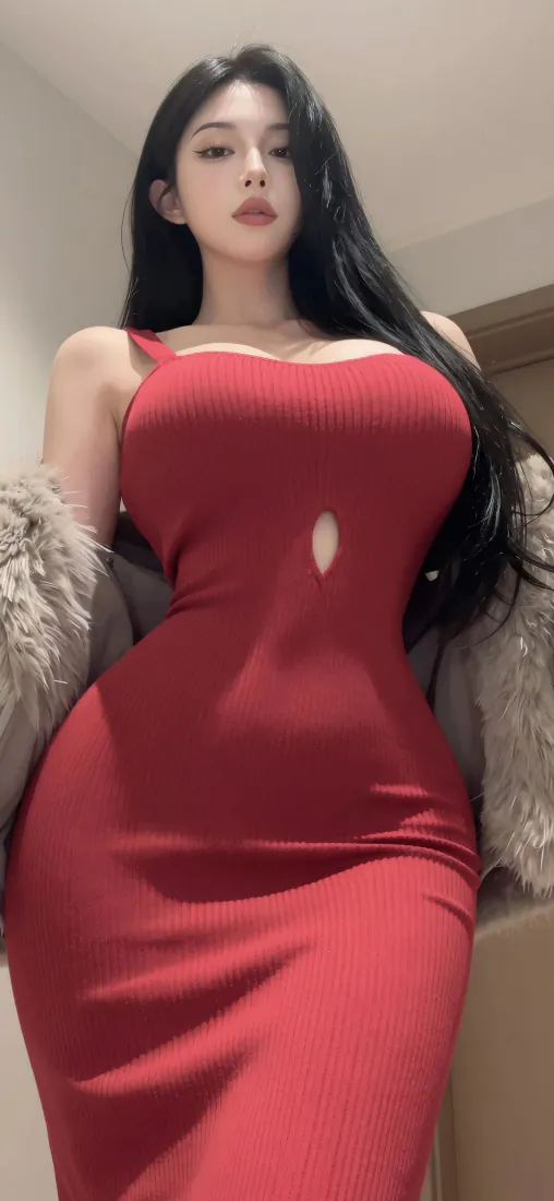 手机壁纸|红衣美女黑长发修身红裙性感写真背景图片「哲风壁纸」 手机壁纸|红衣美女黑长发修身红裙性感写真背景图片「哲风壁纸」