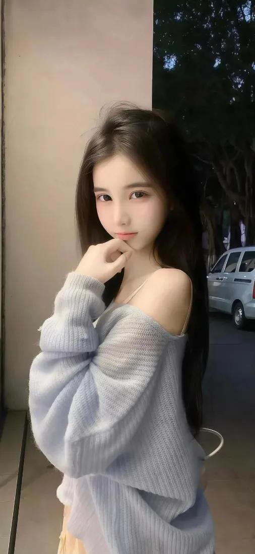 手机壁纸|纯欲风露肩针织衫美女背景图片 - 黑长发氛围感写真「哲风壁纸」 手机壁纸|纯欲风露肩针织衫美女背景图片 - 黑长发氛围感写真「哲风壁纸」