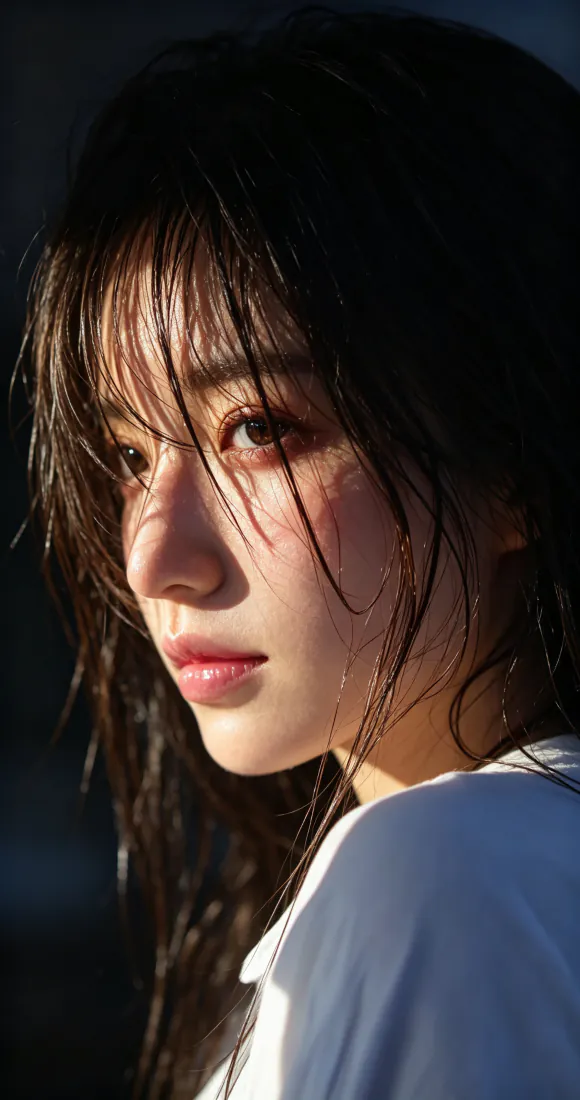 逆光长发美女手机壁纸|人像背景图片 - 氛围感白衣侧颜写真「哲风壁纸」 逆光长发美女手机壁纸|人像背景图片 - 氛围感白衣侧颜写真「哲风壁纸」