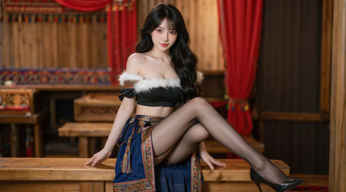 2kAI美女壁纸|黑丝露肩少女背景图片 - 复古室内写真「哲风壁纸」 2kAI美女壁纸|黑丝露肩少女背景图片 - 复古室内写真「哲风壁纸」