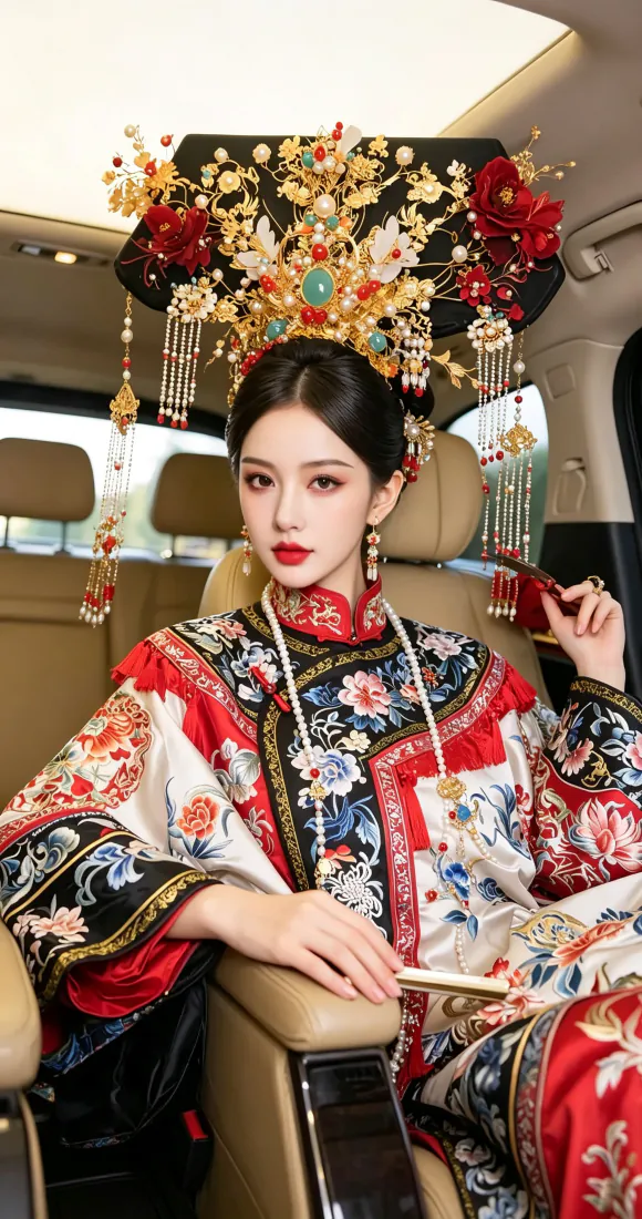 清宫旗装女子手机壁纸|车内华丽旗装女子背景图片 - 华贵国风「哲风壁纸」 清宫旗装女子手机壁纸|车内华丽旗装女子背景图片 - 华贵国风「哲风壁纸」