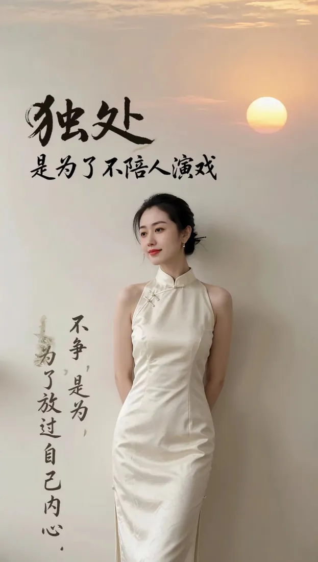 旗袍美女手机壁纸|米白旗袍女子背景图片 - 温婉国风「哲风壁纸」 旗袍美女手机壁纸|米白旗袍女子背景图片 - 温婉国风「哲风壁纸」