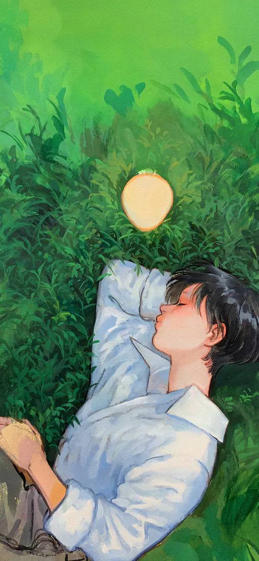 日系少年手机壁纸|青草地躺卧少年背景图片 - 清新治愈「哲风壁纸」 日系少年手机壁纸|青草地躺卧少年背景图片 - 清新治愈「哲风壁纸」
