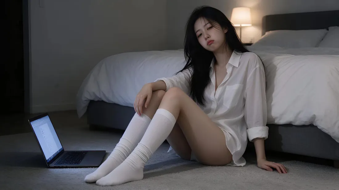 2k迷人少女壁纸|卧室地板白衬衫少女背景图片 - 慵懒居家氛围「哲风壁纸」 2k迷人少女壁纸|卧室地板白衬衫少女背景图片 - 慵懒居家氛围「哲风壁纸」