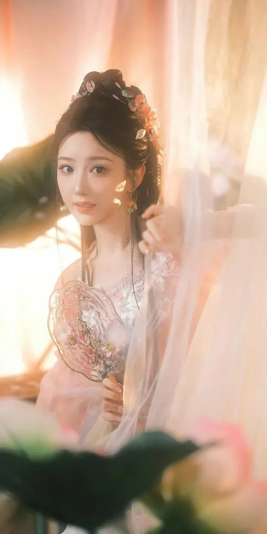 古风美女手机壁纸|粉纱古装女子背景图片 - 柔暖仙气「哲风壁纸」 古风美女手机壁纸|粉纱古装女子背景图片 - 柔暖仙气「哲风壁纸」