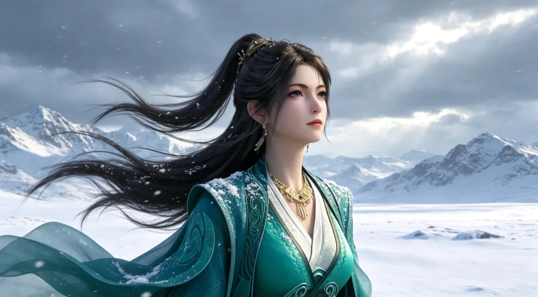3k慕沛灵壁纸|雪原青衫女修背景图片 - 清冷仙侠「哲风壁纸」 3k慕沛灵壁纸|雪原青衫女修背景图片 - 清冷仙侠「哲风壁纸」