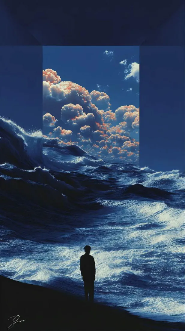 4k海面壁纸 - 天空 - 积云 - 壁纸「哲风壁纸」