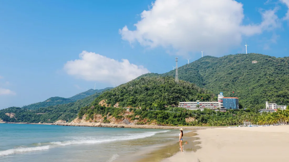 3k海滨风光壁纸｜碧海青山沙滩背景图片 - 清新夏日「哲风壁纸」