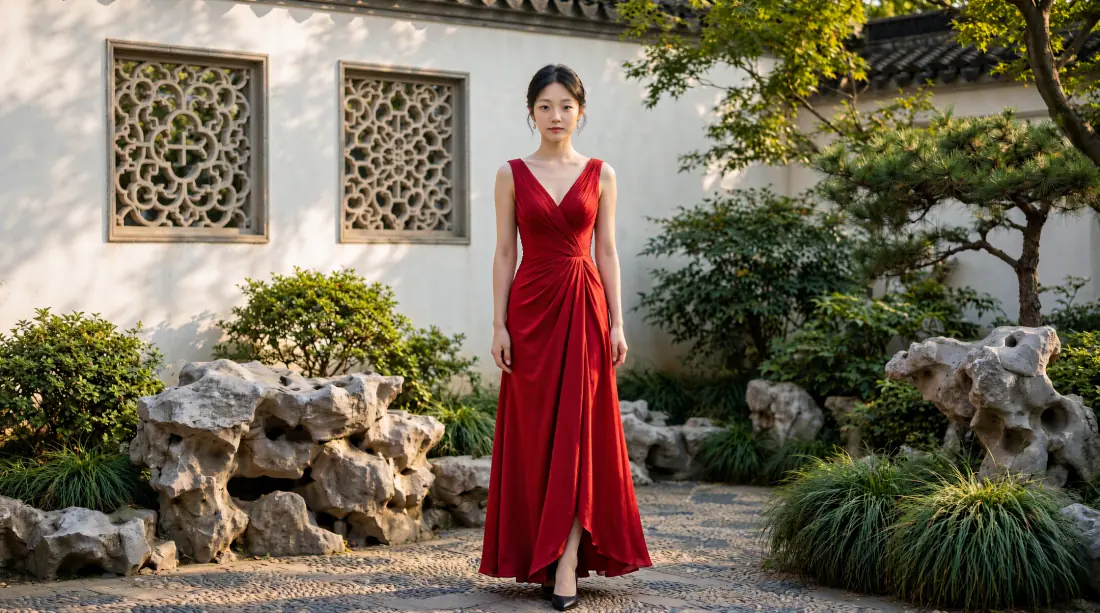 2k红衣美女壁纸|中式园林庭院背景图片 - 优雅写真「哲风壁纸」 2k红衣美女壁纸|中式园林庭院背景图片 - 优雅写真「哲风壁纸」
