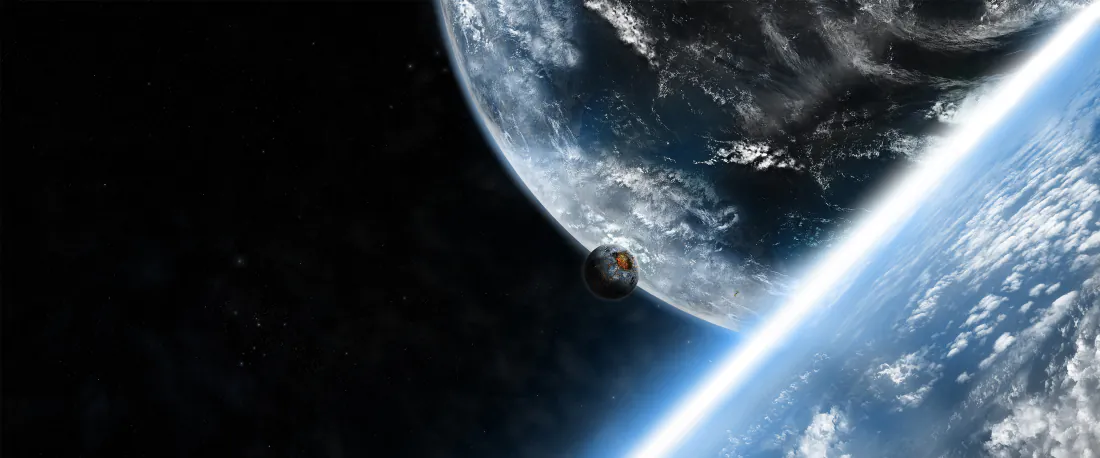4k宽屏壁纸|地球边缘太空背景图片 - 浩瀚宇宙「哲风壁纸」 4k宽屏壁纸|地球边缘太空背景图片 - 浩瀚宇宙「哲风壁纸」