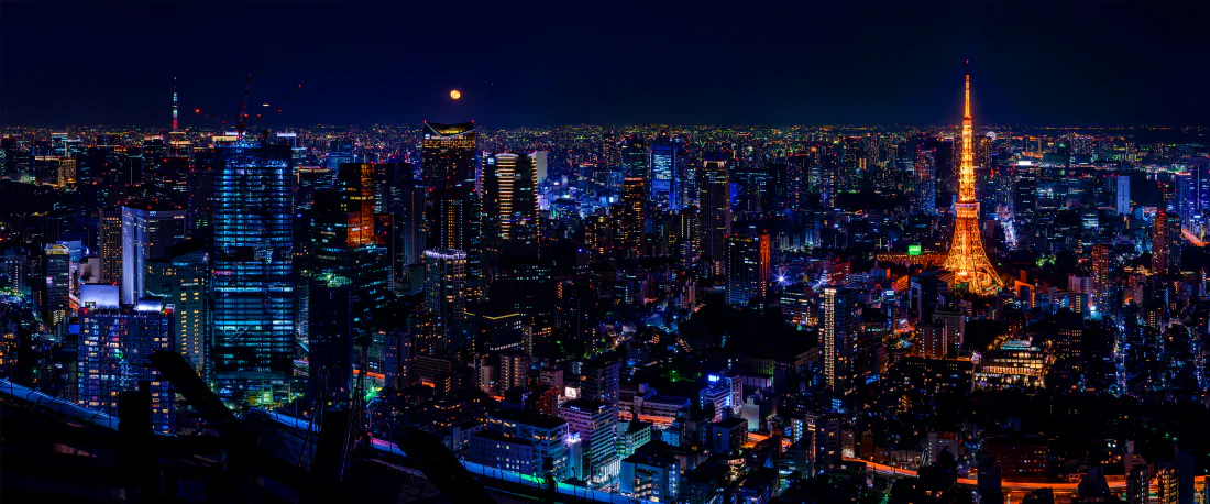4k宽屏壁纸|东京城市夜景天际线背景图片 - 璀璨都市风光「哲风壁纸」 4k宽屏壁纸|东京城市夜景天际线背景图片 - 璀璨都市风光「哲风壁纸」
