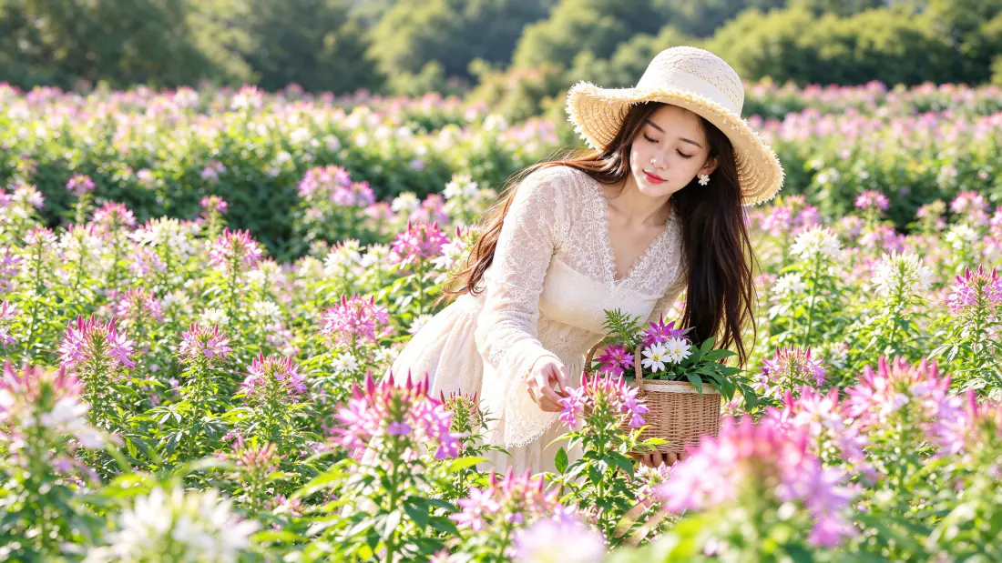 3k花海少女壁纸|粉紫花田白裙少女背景图片 - 清新浪漫「哲风壁纸」 3k花海少女壁纸|粉紫花田白裙少女背景图片 - 清新浪漫「哲风壁纸」