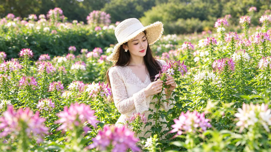 3k花海少女壁纸|粉白花丛中白衣女子背景图片 - 清新浪漫「哲风壁纸」 3k花海少女壁纸|粉白花丛中白衣女子背景图片 - 清新浪漫「哲风壁纸」