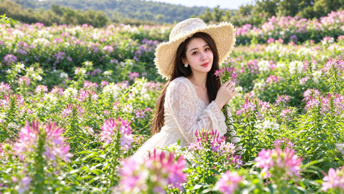 3k花海少女壁纸|粉紫花田白裙女子背景图片 - 清新浪漫「哲风壁纸」 3k花海少女壁纸|粉紫花田白裙女子背景图片 - 清新浪漫「哲风壁纸」