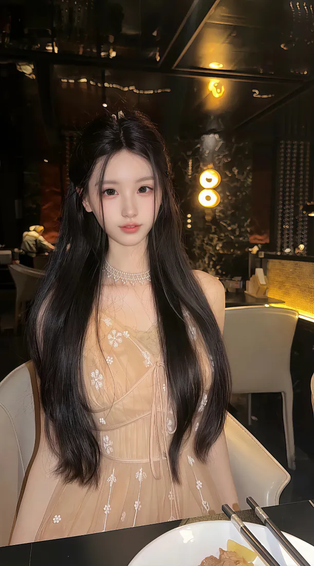 长发美女手机壁纸|暖光餐厅人像背景图片 - 温柔氛围感「哲风壁纸」 长发美女手机壁纸|暖光餐厅人像背景图片 - 温柔氛围感「哲风壁纸」