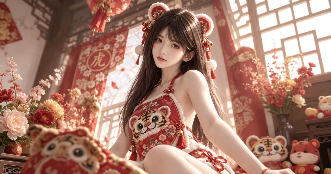 3k新春国风少女壁纸|中式古宅红装背景图片 - 喜庆温馨「哲风壁纸」 3k新春国风少女壁纸|中式古宅红装背景图片 - 喜庆温馨「哲风壁纸」