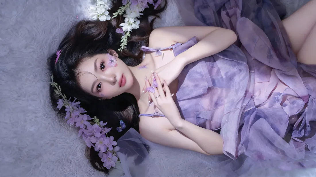 2k紫衣美女壁纸|紫纱裙花饰少女背景图片 - 梦幻浪漫「哲风壁纸」 2k紫衣美女壁纸|紫纱裙花饰少女背景图片 - 梦幻浪漫「哲风壁纸」