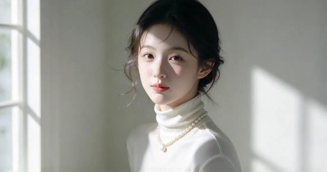 3k窗边美女壁纸|白高领少女光影背景图片 - 清新治愈「哲风壁纸」 3k窗边美女壁纸|白高领少女光影背景图片 - 清新治愈「哲风壁纸」