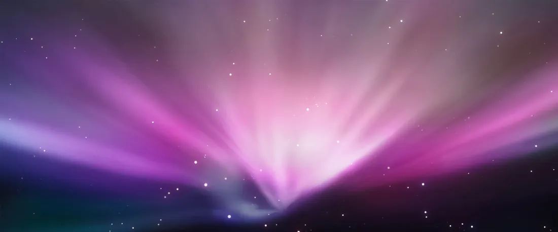 4k粉紫极光壁纸｜星空光带夜空背景图片 - 梦幻浪漫「哲风壁纸」