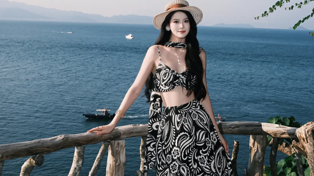 4k海边美女壁纸|草帽长裙海景背景图片 - 清新度假风「哲风壁纸」 4k海边美女壁纸|草帽长裙海景背景图片 - 清新度假风「哲风壁纸」