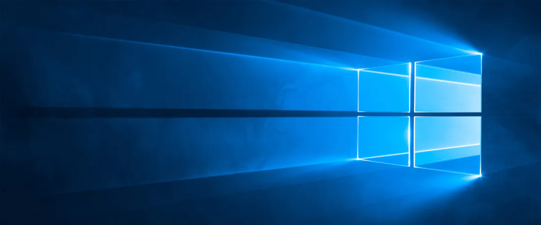 4kWindows10壁纸｜蓝色系统标识背景图片 - 科技简约「哲风壁纸」