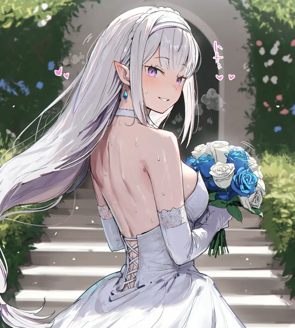 爱蜜莉雅手机壁纸|婚纱少女花园背景图片 - 浪漫清新「哲风壁纸」 爱蜜莉雅手机壁纸|婚纱少女花园背景图片 - 浪漫清新「哲风壁纸」