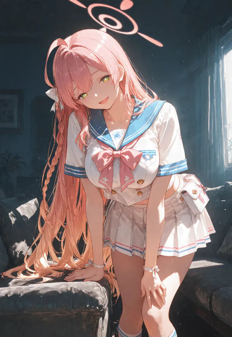 浦和花子手机壁纸|粉发水手服少女背景图片 - 暖光治愈「哲风壁纸」 浦和花子手机壁纸|粉发水手服少女背景图片 - 暖光治愈「哲风壁纸」